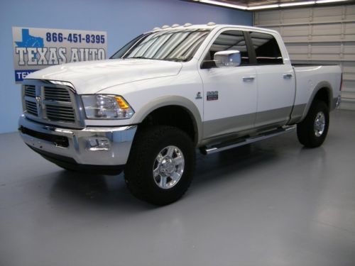 We finance!! 2011 ram 2500 laramie 4x4 diesel lift nav heated leather texas auto