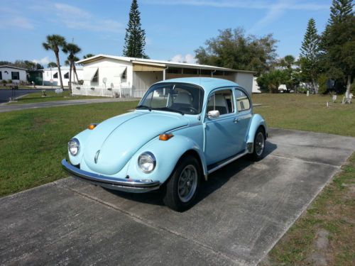 1973 volkswagen super beetle sunroof original solid body southern car