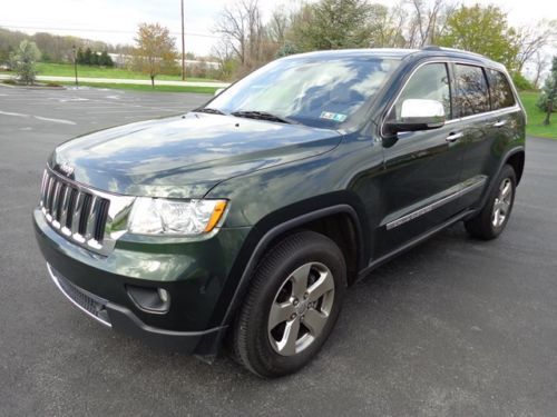 2011 jeep grand cherokee limited 4x4 navi leather pano roof low miles no reserve