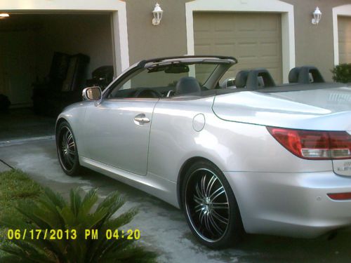 2010 lexus is250 c convertible 2-door 2.5l stunning eye catcher no reserve!!!