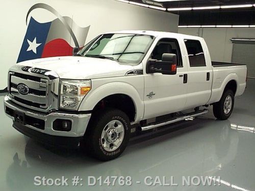 2012 ford f-250 crew 4x4 diesel 6-passenger sync 44k mi texas direct auto