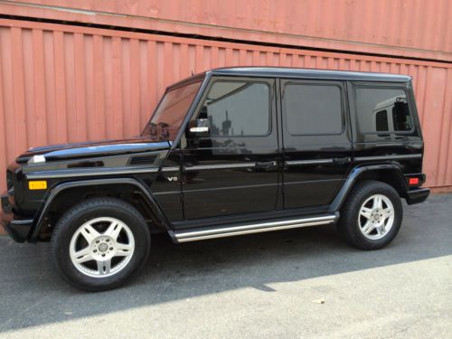 2004 mercedes-benz g500 base sport utility 4-door 5.0l 1 owner only 25k miles.