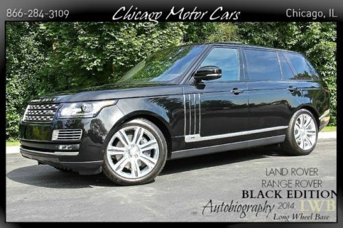 2014 land rover range rover black edition lwb autobiography msrp $185k+ lux