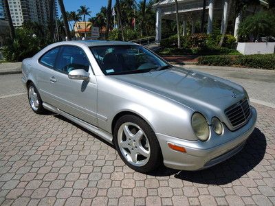 Florida 02 clk430 coupe 60,522 orig miles clean carfax k3 value pkg no reserve