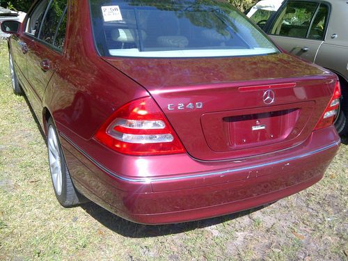 2002 mercedes-benz c240 base sedan 4-door 2.6l