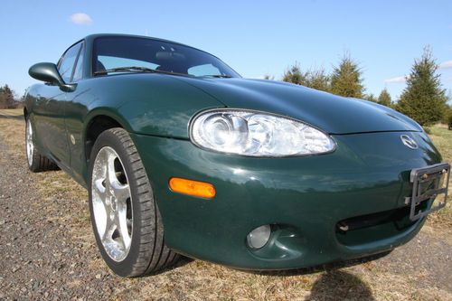 2001 mazda miata convertible 1.8 6 speed se limited special edition #1469 nardi