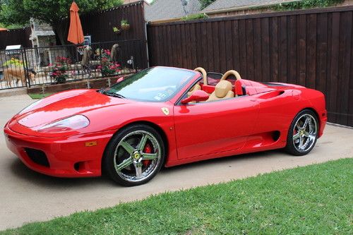 2004 ferrari 360 modena spider convertible