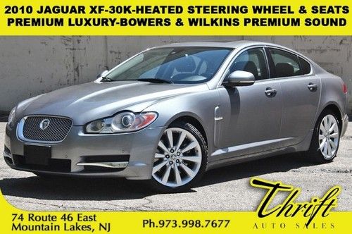 2010 jaguar xf-30k-prem luxury-bowers &amp; wilkins prem sound-heated steering wheel