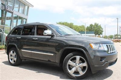 2011 grey jeep grand cherokee rwd 4dr overland