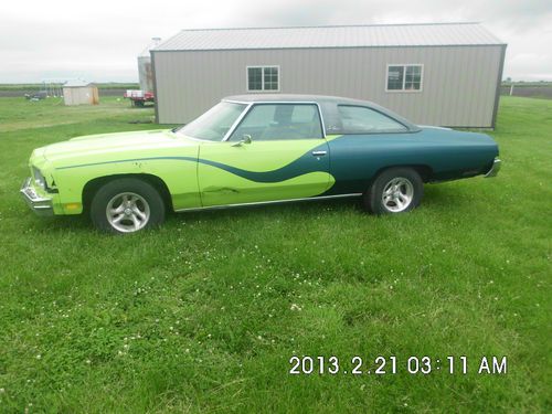 1976 chevrolet impala custom coupe 2-door project