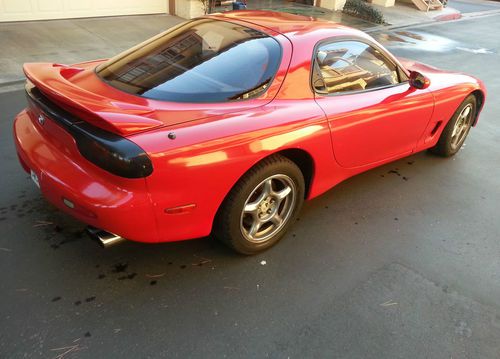 Beautiful no reserve 1993 mazda rx-7 r1 turbo rare sport car red rx7 93