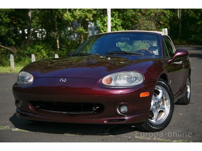 2000 mazda miata mx-5 special edition mahogany 6speed convertible low miles