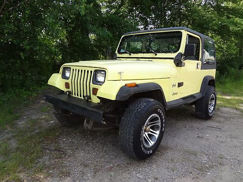 1990 jeep wrangler base sport utility 2-door 4.2l