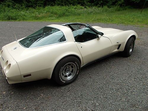 1978 corvette t tops 25 anniversary runs and drives great 350 posi