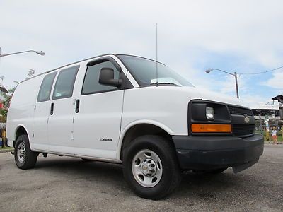 2003 chevrolet express 2500 cargo van work van box van commercial low reserve no