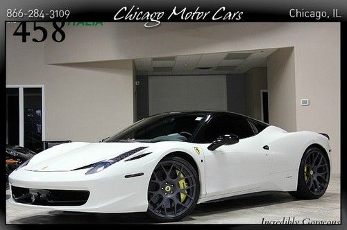 2010 ferrari 458 italia $286 + msrp daytona seats scuderia shields white wow$$$$