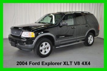 04 ford explorer xlt 4.6l v8 4x4 dvd 3rd row only 85k no reserve