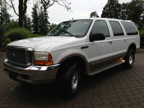 No reserve 2001 ford excursion limited 7.3l diesel only 95k original miles"mint"