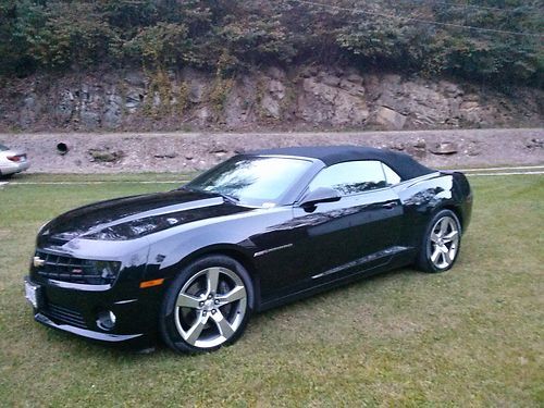 2011 ss convertible black v8 chevy super sport, black on black, ss chevrolet