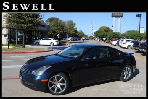 2004 infiniti g35 coupe manual heated leather sunroof cd