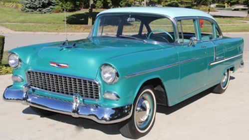 55 chevy 4 dr original 40k miles like new turn key wow