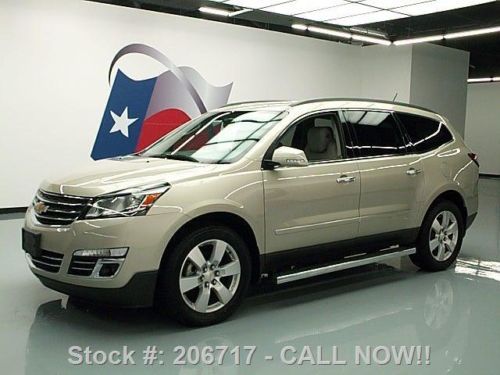 2013 chevy traverse ltz 7-pass nav dvd leather 20&#039;s 11k texas direct auto