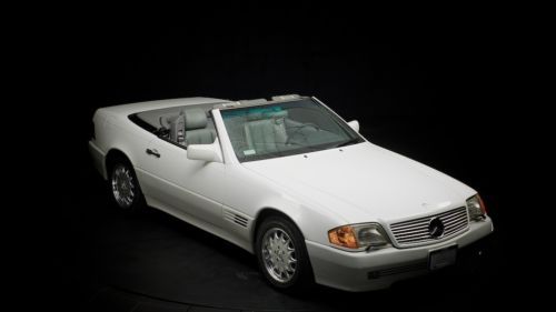 1994 mercedes sl500 roadster white low miles serviced great history