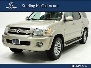 2006 toyota sequoia limited snrf lthr navigation rear dvd heated seats third row