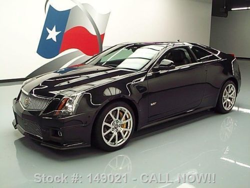 2012 cadillac cts coupe sunroof nav rear cam recaro 18k texas direct auto