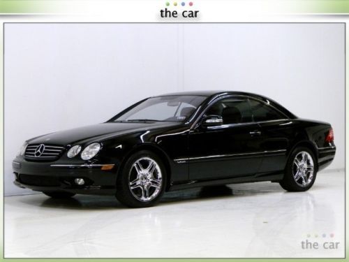 06 cl600 v12 turbo black on black maintained keyless-go parktronic chrome clean