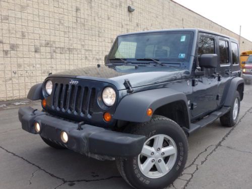 Jeep wrangler 4wd 4x4 unlimited x automatic hard-top free autocheck no reserve