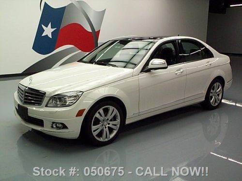 2008 mercedes-benz c300 luxury pano roof nav xenons 81k texas direct auto