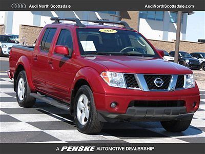 07 nissan frontier le 2wd crew cab  clean car fax tow package running boards