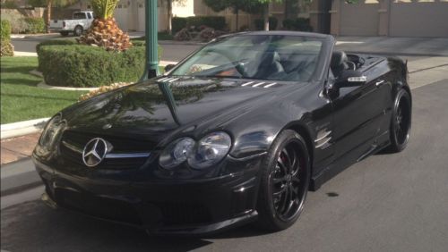 Black mercedes sl500 sport, 20&#034; wheels, amg body kit