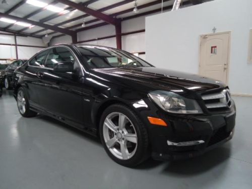 2012 mecedes-benz c-class c250 coupe navigation rear camera cd alloy wheels