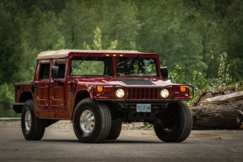 1998 hummer h1 open top only 19k miles like new collector 6.5 turbo