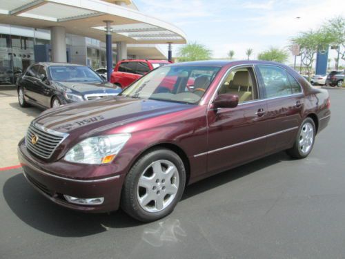 05 black cherry 4.3l v8 leather navigation sunroof miles:51k sedan