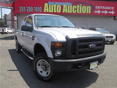 08 f-250 xl super duty super cab 4x4 4wd carfax certified 6.4l diesel pre owned