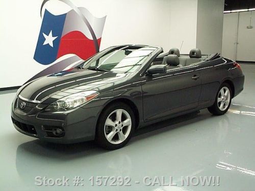 2008 toyota solara sle v6 convertible leather nav 60k texas direct auto