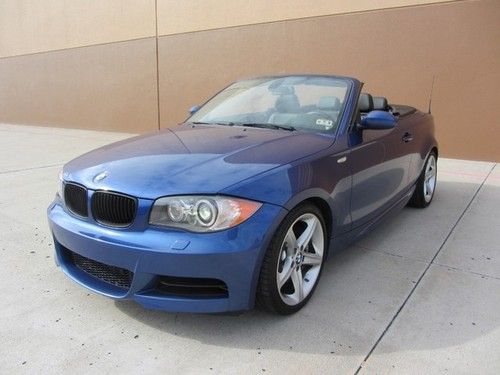 2009 bmw 135i~convertible~m sport~prem~6steptronic~1 owner~only 47k miles