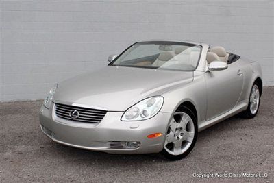 Hardtop convertible sc430 v8, navigation, loaded! **we finance** low miles, look