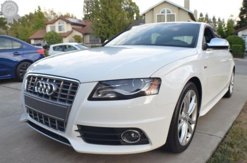 2012  audi s4 premium plus quattro 4dr sedan awd