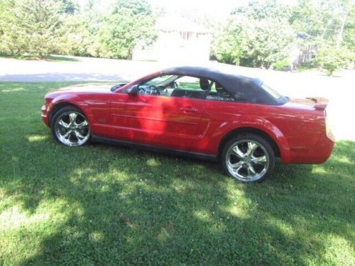 2007 ford mustang premium  convertible