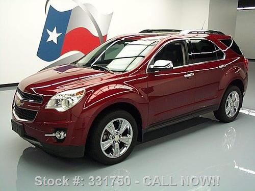 2011 chevy equinox ltz nav rear cam htd leather 47k mi texas direct auto