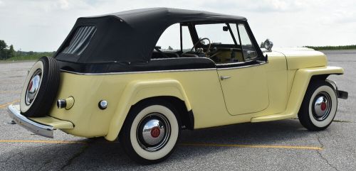 1950 willys jeepster beautifully restored with hurricane i4