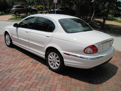 2003 jaguar x-type nav leather low miles two owner awd  sedan 4-door 2.5l