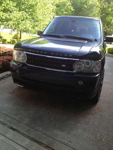 2006 black range rover hse