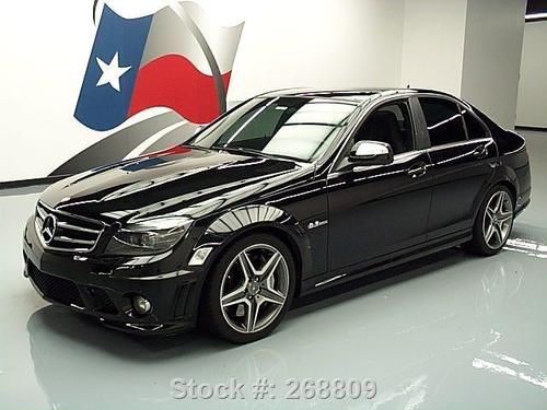 2009 mercedes-benz c63 amg special ed sunroof nav 56k texas direct auto