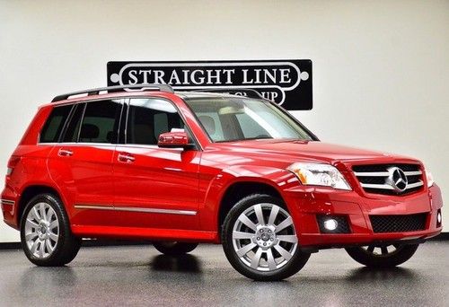 2012 mercedes benz glk350 red pano keyless go ipod