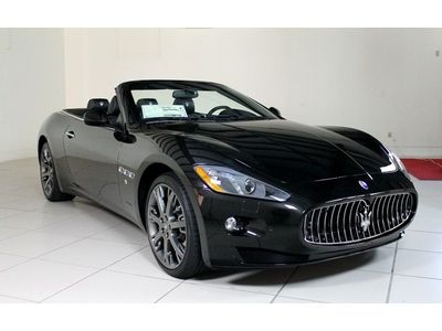 New! 2013 maserati gran turismo convertible sport, nero carbonio/nero